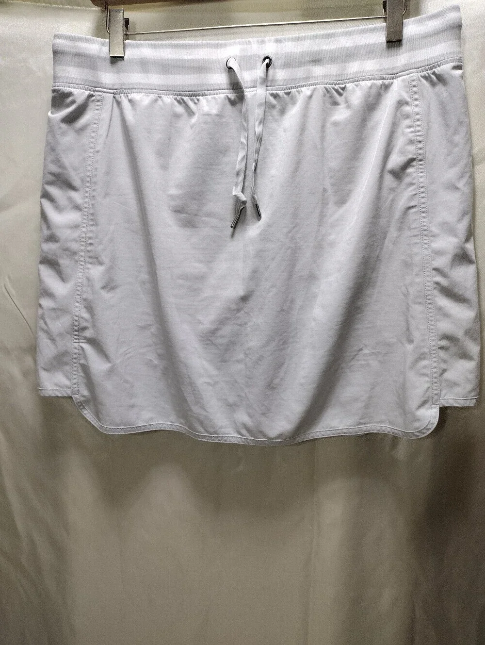 Athleta 14 Gray Sonara Skort Pull On Waistband Athletic Tennis Skirt Short